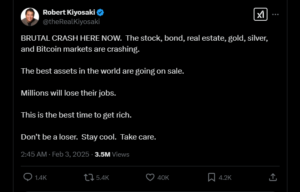 Robert Kiyosaki about the stock market and crypto crash