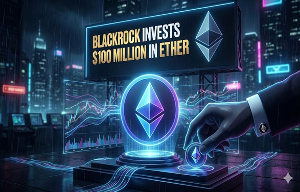 Blackrock invests 100 million dollars in Ether