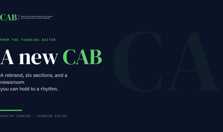 A New CAB: Regulatory and Business Intelligence for Africa's Digital Asset Economy