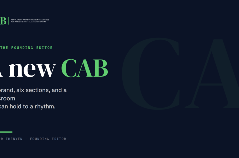 A New CAB: Regulatory and Business Intelligence for Africa's Digital Asset Economy